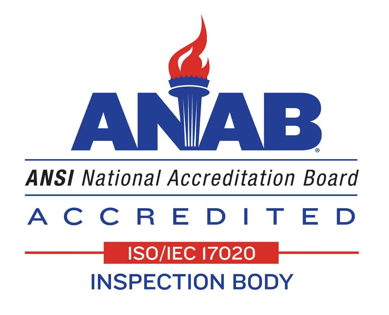 Anab accredited logo with a fire hydrant