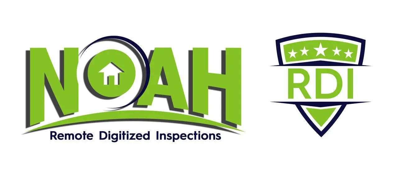 A logo for noah pest control, an animal and wildlife inspection company.